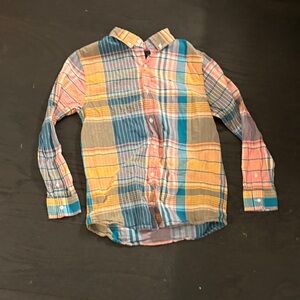 Vineyard Vines Colorful Plaid Button Down Shirt
